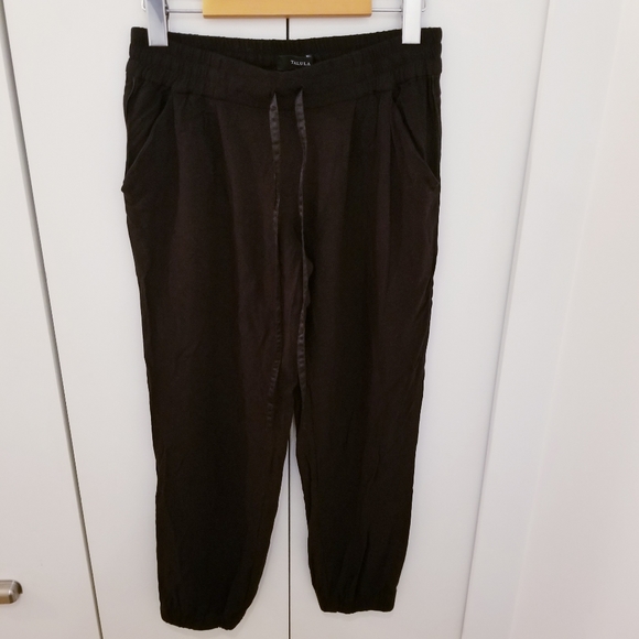 Talula Aritiza | Black Jogger Casual Dress Pants - Picture 7 of 7